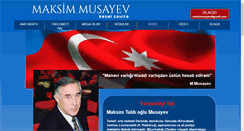 Desktop Screenshot of m-musayev.com